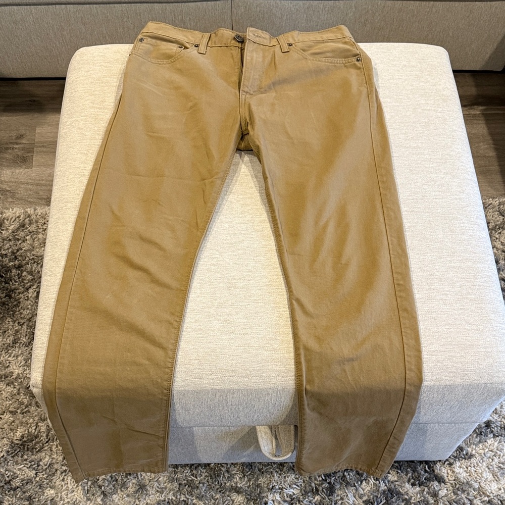 Levi's Denizen 288 31x32 Taper Fit Khaki Pants